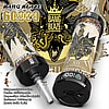 Promotional image for the Bang Blaze disposable vape device featuring ornate gold and black designs, specifications such as 60,000 puffs, 40ml E-liquid capacity, and a focus on Passionfruit flavor.